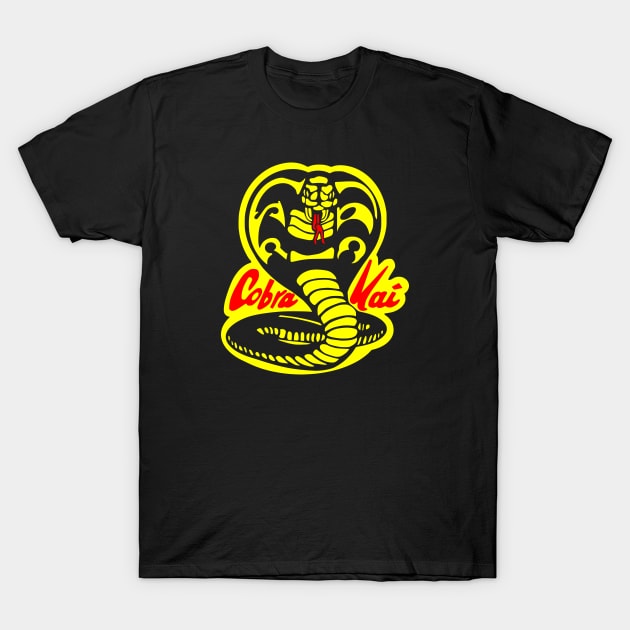 Cobrakai2 T-Shirt by black and white prints